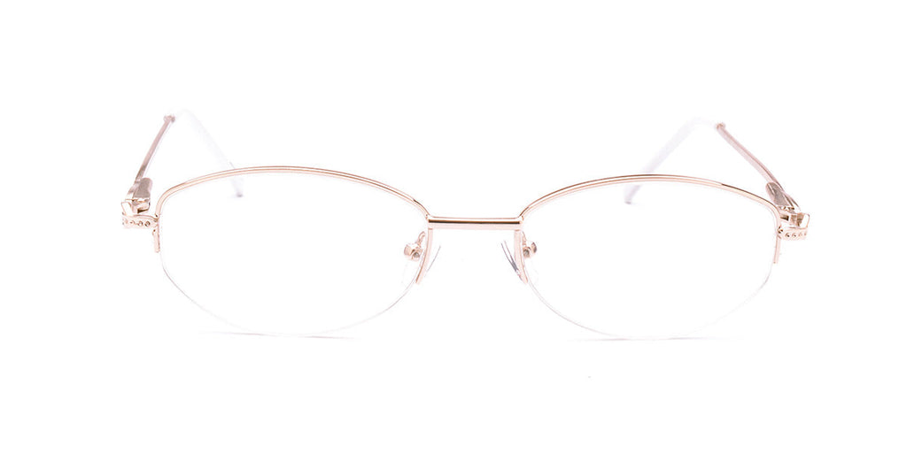 RA312-3 | Women | Shiny Gold | Metal Glasses