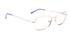 RA313-1 | Women | Shiny Gold | Metal Glasses