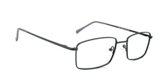 Men | Matte Black | Metal Glasses - RA314-1 