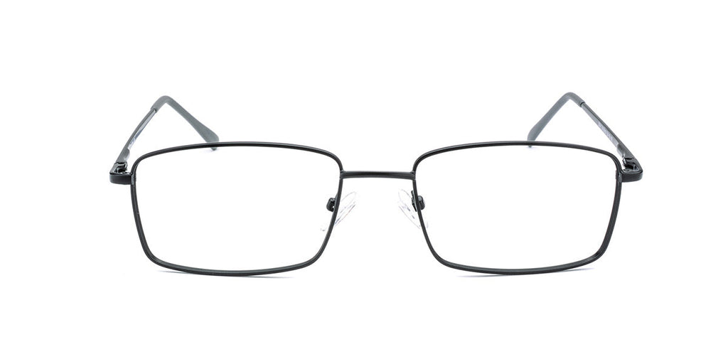 Men | Matte Black | Metal Glasses - RA314-1 