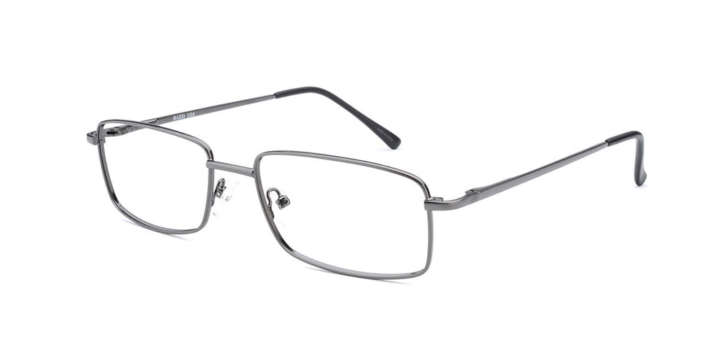 Men | Matte Gun | Metal Glasses - RA315-3 