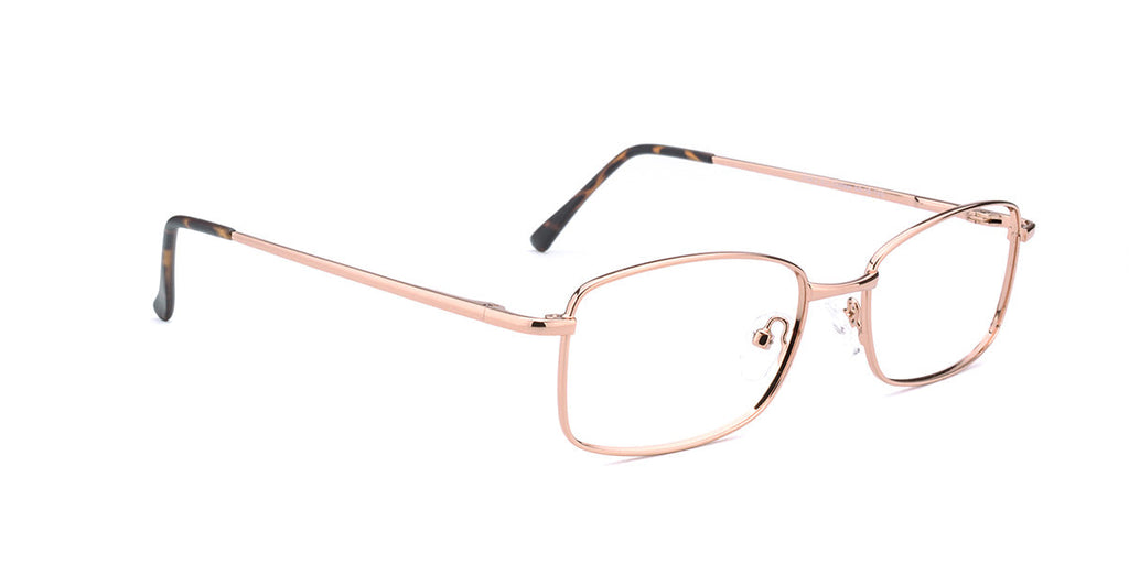 Women | Shiny Brown | Metal Glasses - RA316-2 