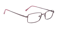 RA317-2 | Unisex | Matte Burgundy | Metal Glasses