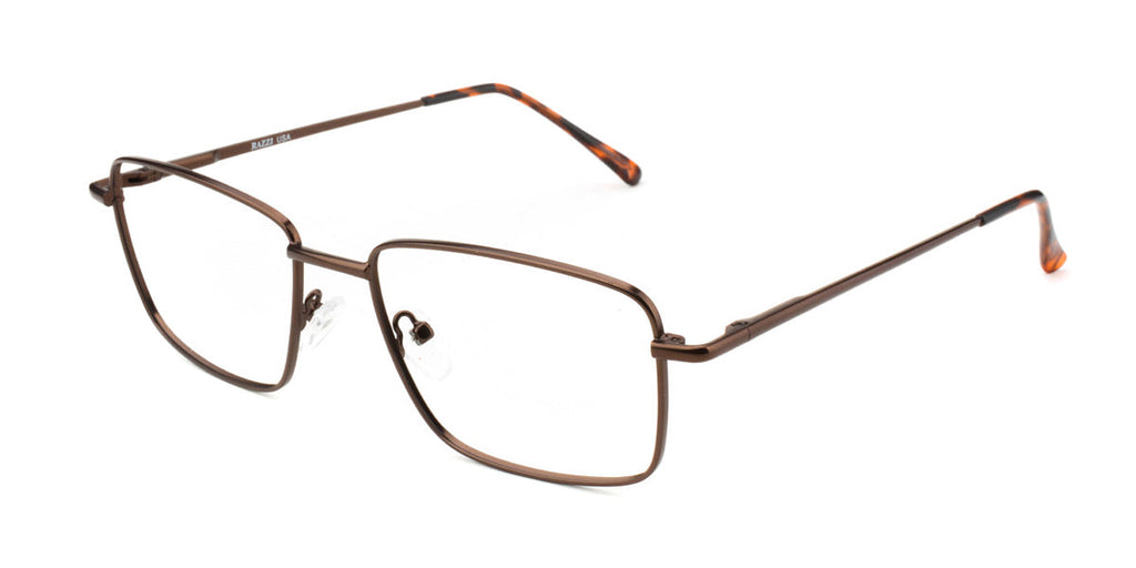 RA318-3 | Men | Matte Brown | Metal Glasses