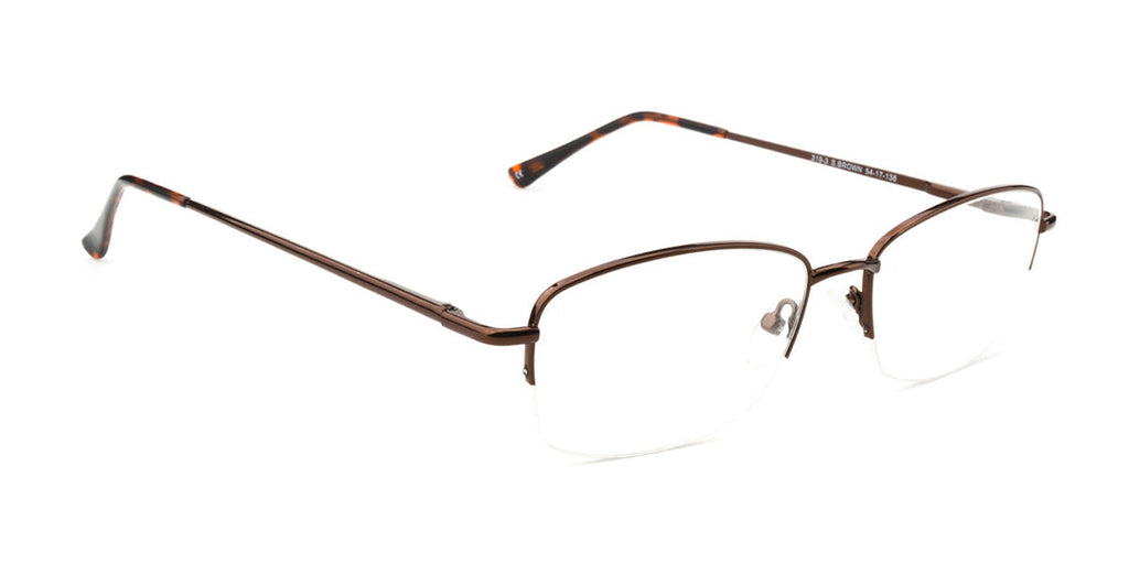 RA319-3 | Women | Matte Brown | Metal Glasses