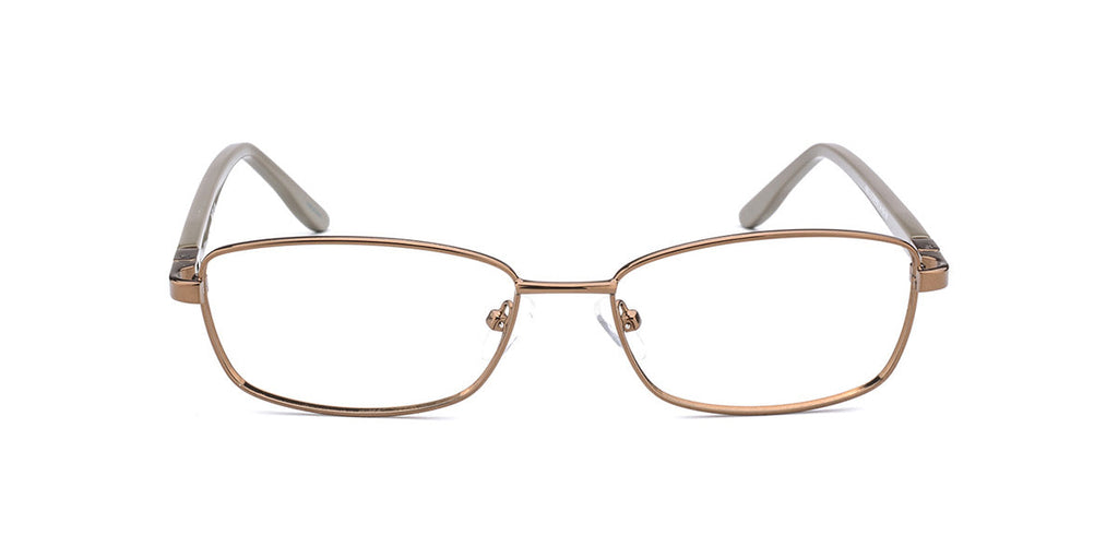 Women | Shiny Gold | Metal Glasses - RA428-2 