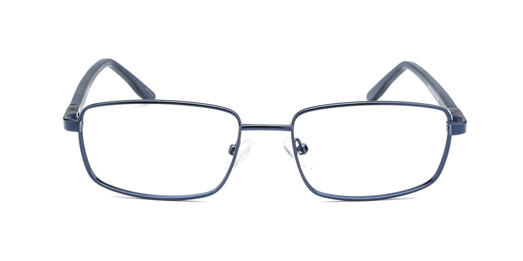 Men | Matte Blue | Metal Glasses - RA429-3 