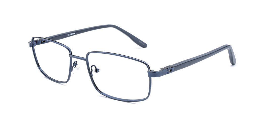 Men | Matte Blue | Metal Glasses - RA429-3 