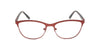 Women | Matte Burgundy | Metal Glasses - RA433-1 