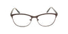 Women | Matte Brown | Metal Glasses - RA433-2 