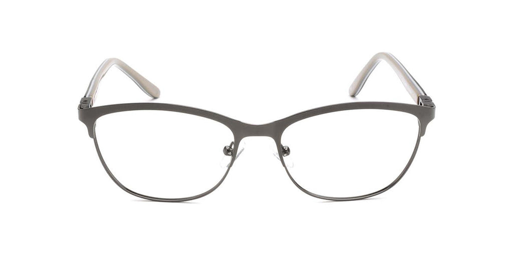 Women | Matte Gray | Metal Glasses - RA433-3 