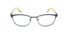 RA436-1 | Women | Matte Blue | Metal Glasses