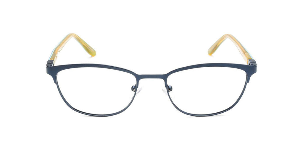 RA436-1 | Women | Matte Blue | Metal Glasses