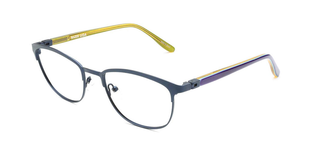 RA436-1 | Women | Matte Blue | Metal Glasses