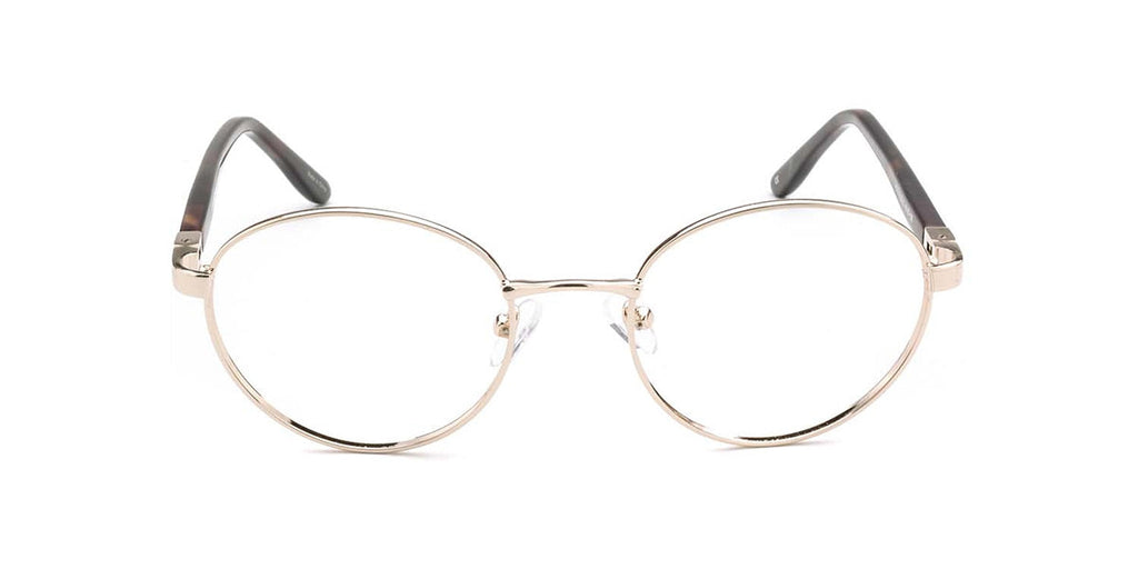 RA437-2 | Unisex | Shiny Gold | Metal Glasses