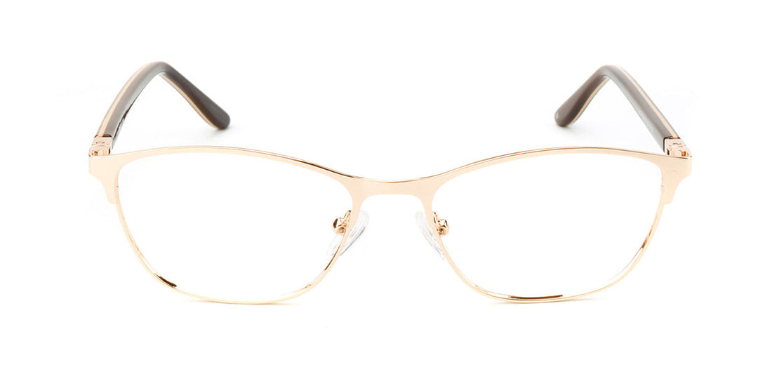 Women | Shiny Gold | Metal Glasses - RA440-1 