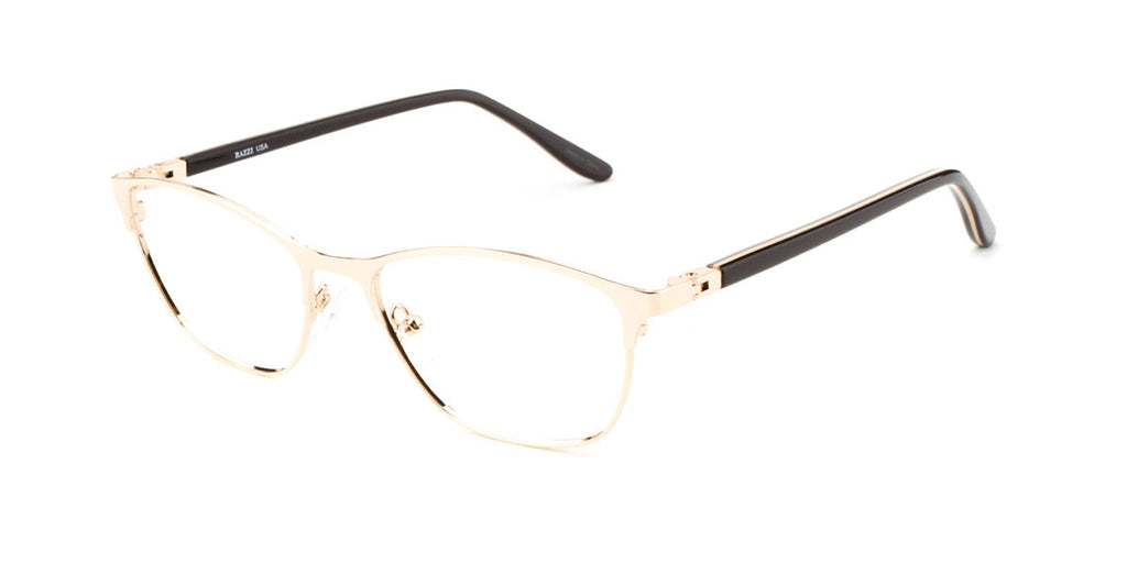 Women | Shiny Gold | Metal Glasses - RA440-1 