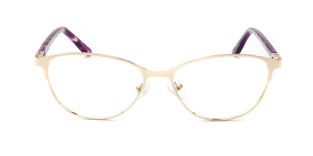 Women | Shiny Gold | Metal Glasses - RA441-2 