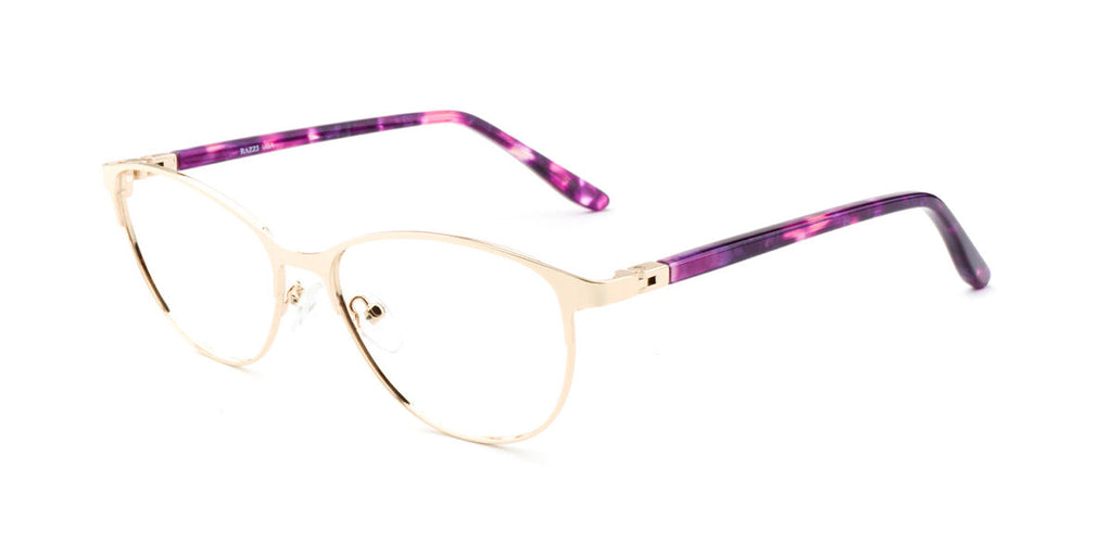 Women | Shiny Gold | Metal Glasses - RA441-2 