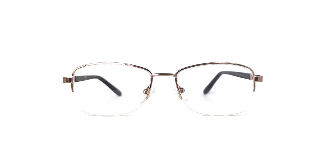 Women | Shiny Brown | Metal Glasses - RA443-3 