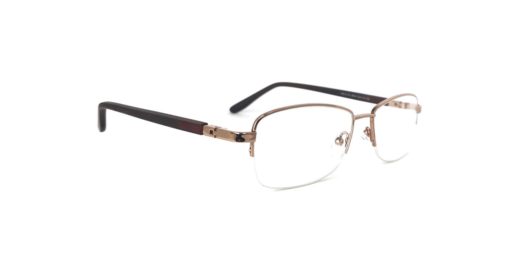 RA443-3 | Women | Shiny Brown | Metal Glasses