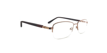 Women | Shiny Brown | Metal Glasses - RA443-3 