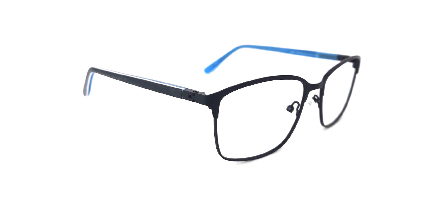 RA445-1 | Men | Matte Blue | Metal Glasses 