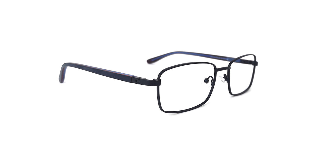 RA446-3 | Men | Matte Blue | Metal Glasses 