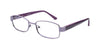 RA517-1 | Women | Matte Purple | Metal Glasses