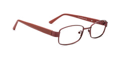 RA517-3 | Women | Matte Burgundy | Metal Glasses 