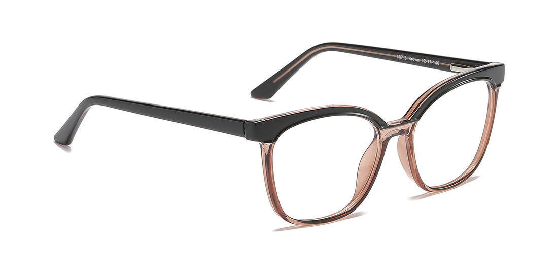 Women | Shiny Brown | TR-90 Glasses - RA567-2