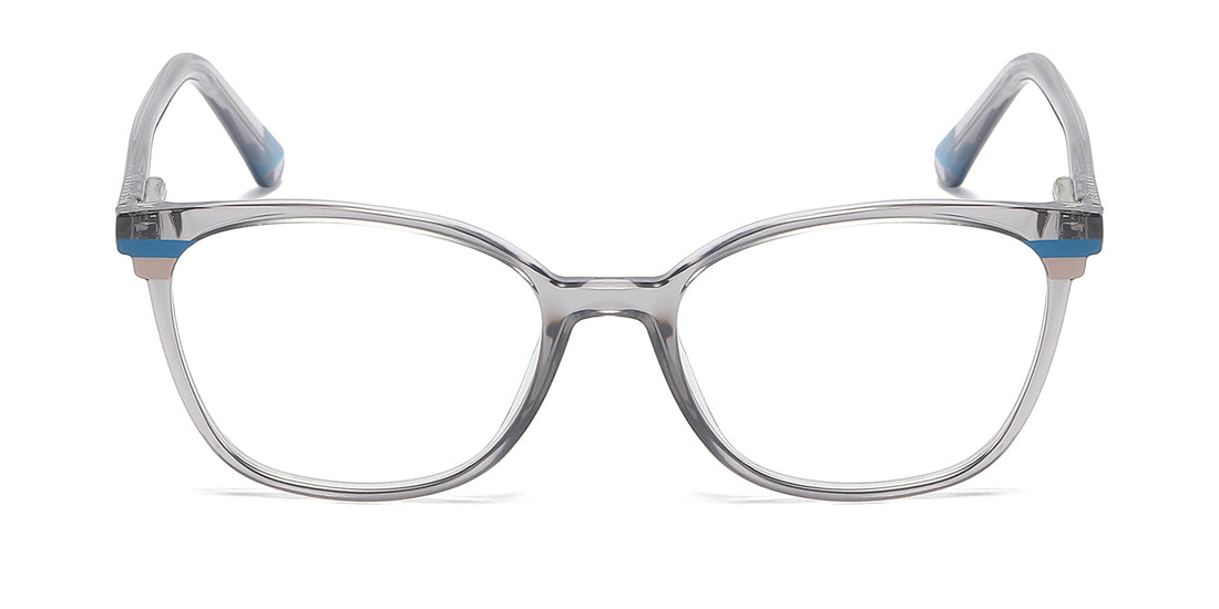 Women | Shiny Gray | TR-90 Glasses - RA568-1