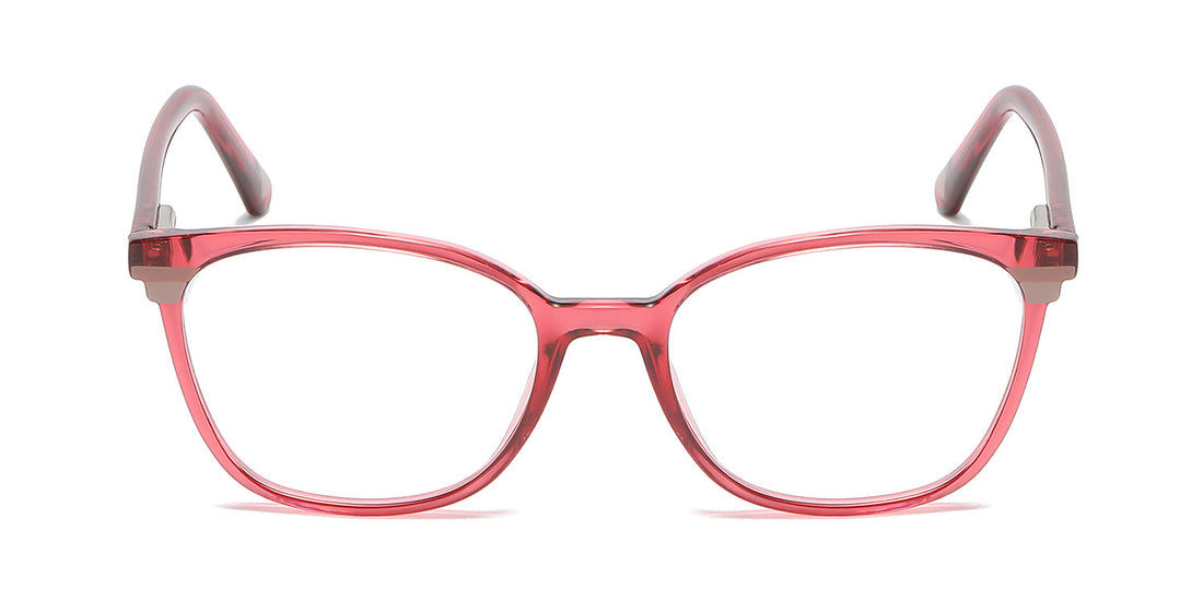 Women | Shiny Burgundy | TR-90 Glasses - RA568-2