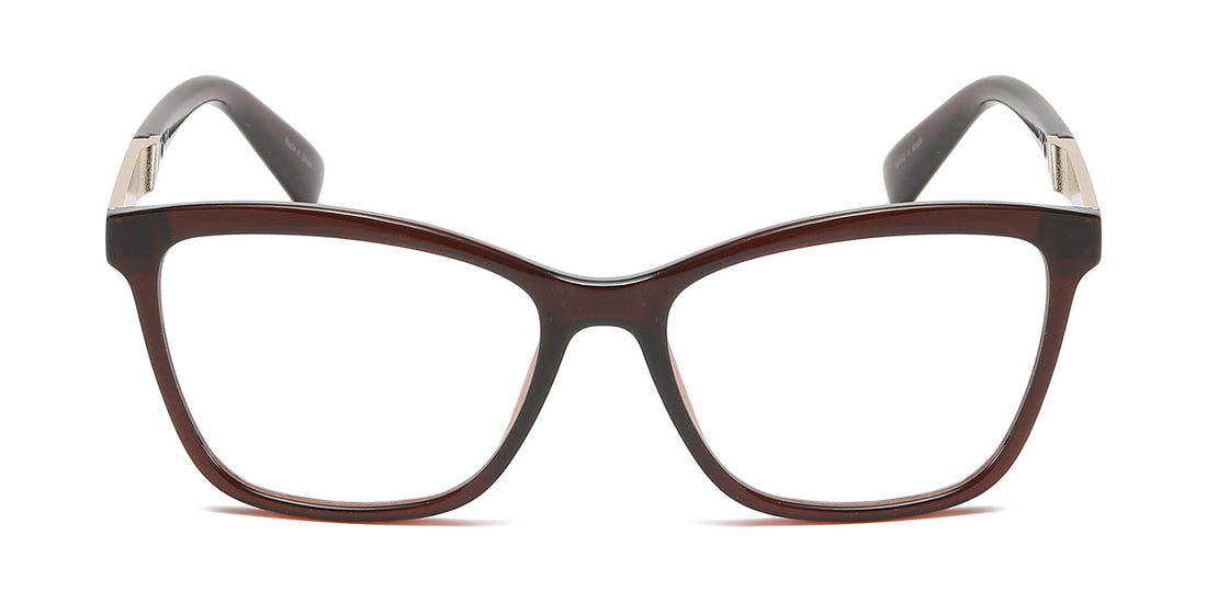 Women | Shiny Brown | TR-90 Glasses - RA571-2