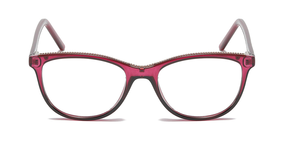 Women | Shiny Purple | TR-90 Glasses - RA572-3