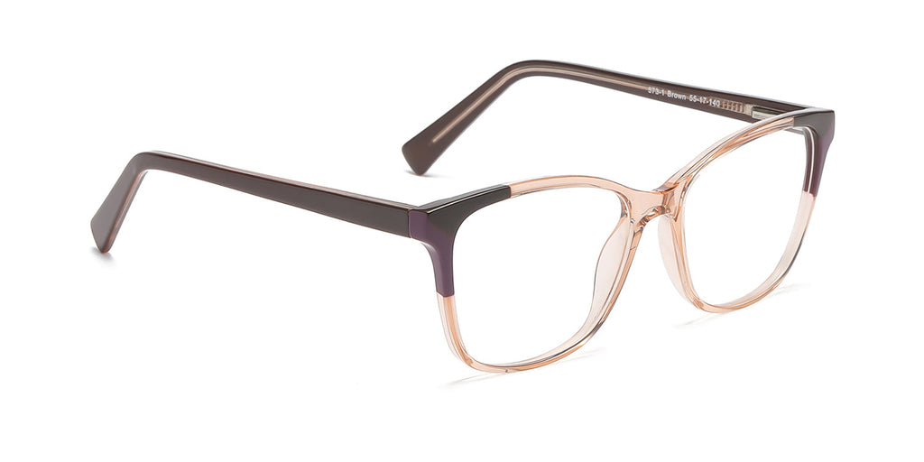 Women | Shiny Brown | TR-90 Glasses - RA573-1