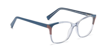 Women | Shiny Blue | TR-90 Glasses - RA573-2