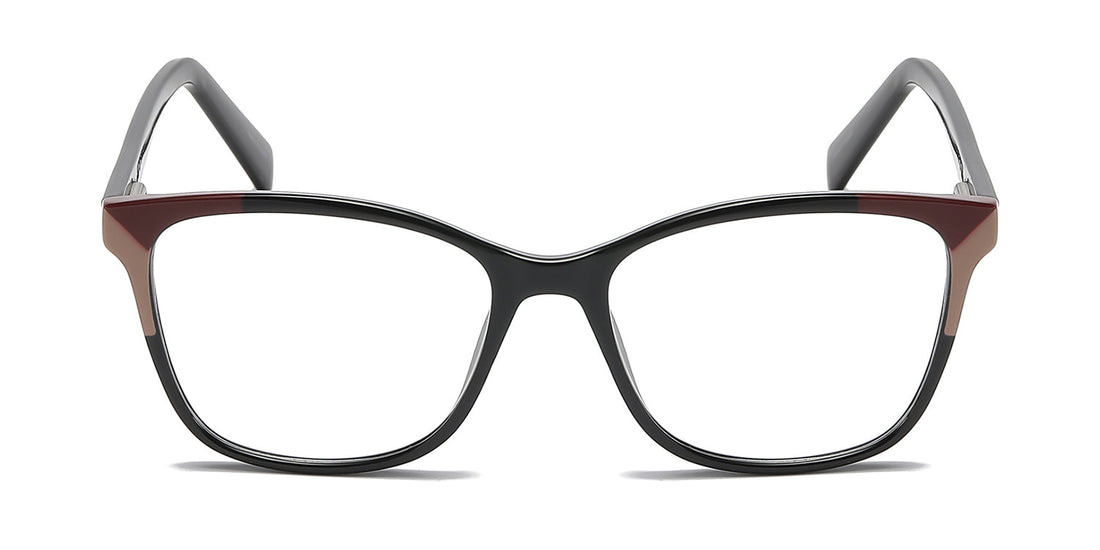 Women | Shiny Black | TR-90 Glasses - RA573-3