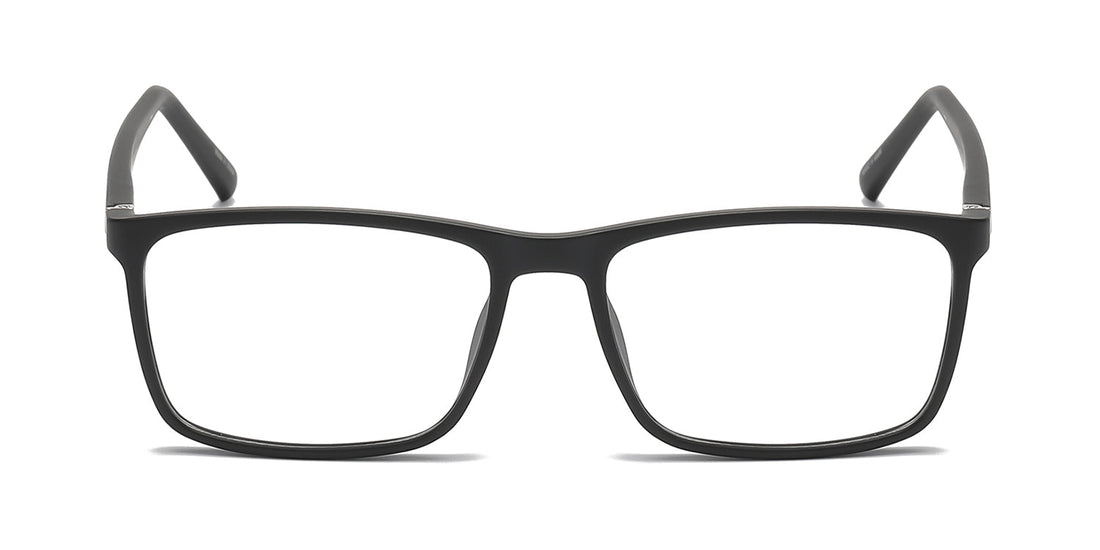 Men | Matte Black | TR-90 Glasses - RA576-1