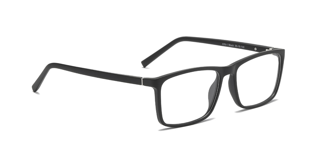 Men | Matte Black | TR-90 Glasses - RA576-1