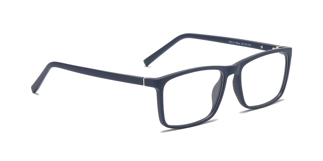 Men | Matte Blue | TR-90 Glasses - RA576-2